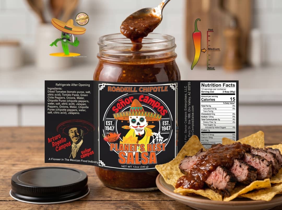 Roadkill Chipotle — Señor Campos Planet's Best Salsa